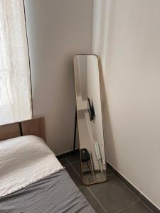 Ένα ή περισσότερα κρεβάτια σε δωμάτιο στο Studio Nr2 Centre Ville