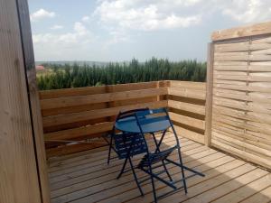 Balkón nebo terasa v ubytování Le COIN TRANQUILLE