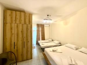 Letto o letti in una camera di Hotel Barbare