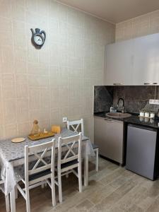 Kuchyň nebo kuchyňský kout v ubytování Villa Platinum