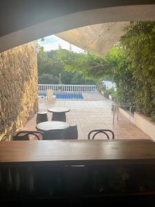 Balkón alebo terasa v ubytovaní La casa dels Boscos
