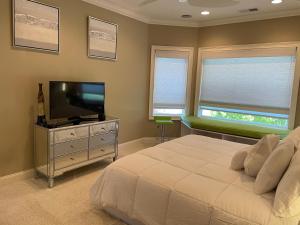 Μια τηλεόραση ή/και κέντρο ψυχαγωγίας στο Luxury Villa in Cary - Raleigh