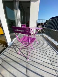 Balkón nebo terasa v ubytování Upper Floor