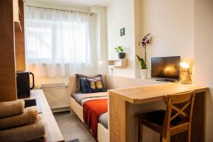 Posezení v ubytování Apartmán u Horynů - Hýblova