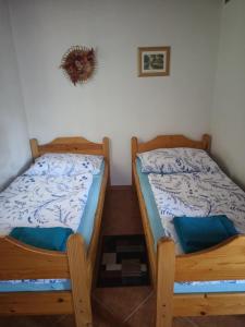 A bed or beds in a room at Chata Jindřiška