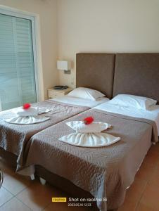 A bed or beds in a room at Villa Filia std
