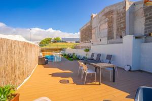 Balkón nebo terasa v ubytování Hostel AzorAzul - Pool & Suite
