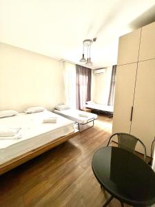 Letto o letti in una camera di Hotel Barbare