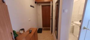 a bathroom with a sink and a toilet and a shower at Apartament Morze Bałtyckie in Gdańsk +28 photos