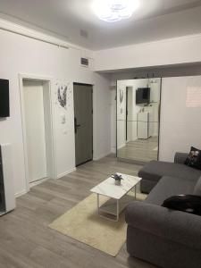 TV a/nebo společenská místnost v ubytování Apartament Modern Mamaia Nord