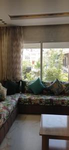 Posezení v ubytování Appartement à Mehdia Beach