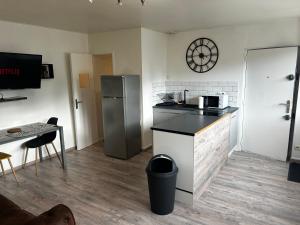 Kuchyň nebo kuchyňský kout v ubytování Mission 14