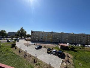 Budynek, w którym mieści się apartament