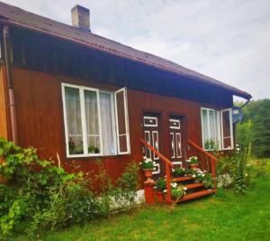 Vonkajšia záhrada v ubytovaní Agroturystyka Mokre