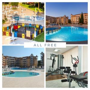 Bazén v ubytování Apartment George - 3 pools, 2 bedrooms & 2 bathrooms nebo v jeho okolí