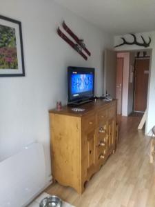 TV a/nebo společenská místnost v ubytování Appartement en residence + 6 fotografií