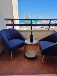 Posezení v ubytování Appartamento Sky Apulia con la vista sul mare