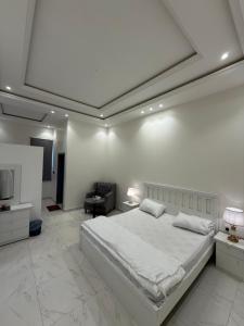 Ένα ή περισσότερα κρεβάτια σε δωμάτιο στο استديو المحالة