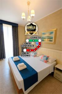 Postel nebo postele na pokoji v ubytování Hotel Aurelia Milano Centrale