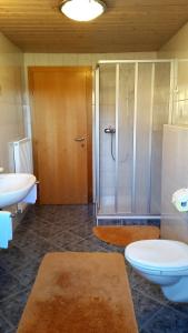 Koupelna v ubytování Haus Bilgeri