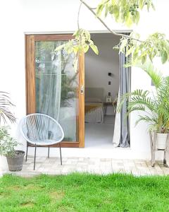 Zahrada ubytování Chan Studio Tulum