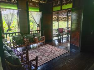 Posezení v ubytování Homestay Kampung Den