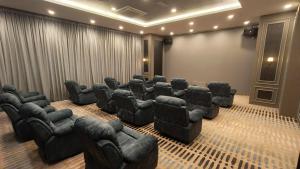 Χώρος καθιστικού στο Skytrees Serviced Apartment 2pax cozy studio Aeon Bukit Indah