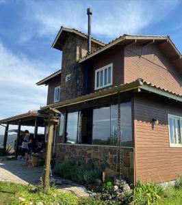 Bygningen som feriehuset ligger i