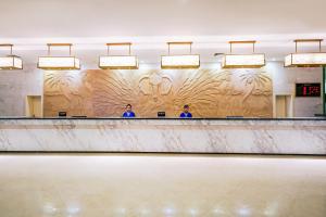 Ο χώρος του λόμπι ή της ρεσεψιόν στο JING LAND HOTEL