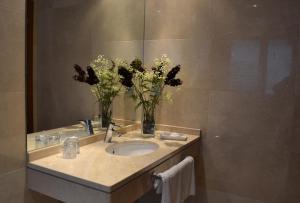 Koupelna v ubytování Hotel Jarama