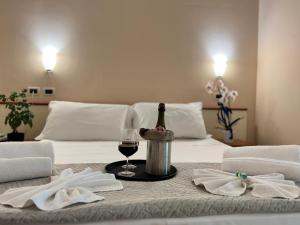 Posezení v ubytování Blue Hotel