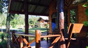 Zahrada ubytování Chiang Dao Hut