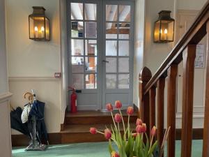 Posezení v ubytování Hotel de la Sologne