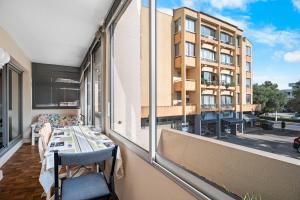 Ban công/sân hiên tại Studio à 200m de la plage