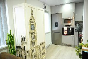 Η κουζίνα ή μικρή κουζίνα στο Watermead Retreat Bungalow in Birstall