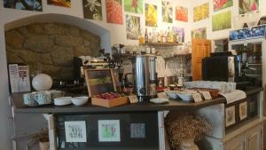 A kitchen or kitchenette at Hotel U Růže