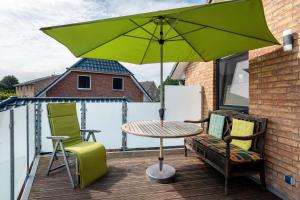 Balkón nebo terasa v ubytování Ferienwohnung 'Sonneck'