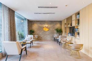 O zonă de relaxare la Maixinge Boutique Hotel Lujiazui Pudong