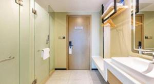 Koupelna v ubytování Borrman Hotel Xiamen Xiang'an Maxiang