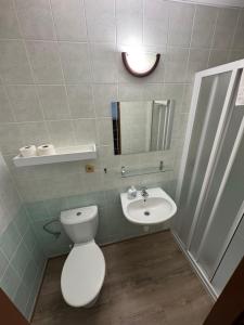 Kúpeľňa v ubytovaní Resort Kovács