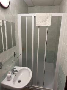 Kúpeľňa v ubytovaní Resort Kovács