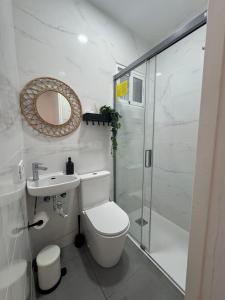 Koupelna v ubytování Las Palmas Nest Hostel