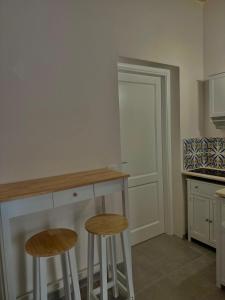 Kuchyňa alebo kuchynka v ubytovaní La palma rooms & apartments