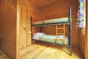 Postel nebo postele na pokoji v ubytování Mountain Cabins