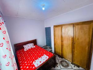 Postel nebo postele na pokoji v ubytování Hotel Résidences des Hotes