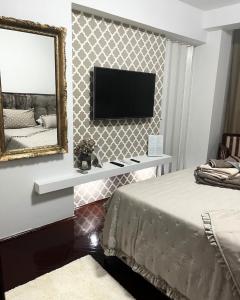 Cama o camas de una habitación en VERA apartman