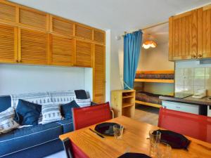 Kuchyň nebo kuchyňský kout v ubytování Confortable studio près des pistes à Bernex - FR-1-498-90