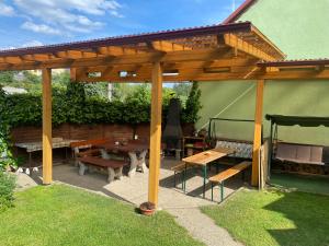 Zahrada ubytování Apartmány Jedovnice