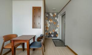Mud Beach Hotel的休息区