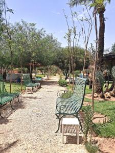 Zahrada ubytování L'ECRIN de la PALMERAIE